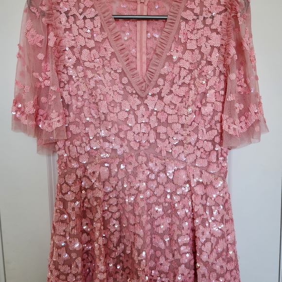 Needle and thread pink sequin top - Picture 3 of 5